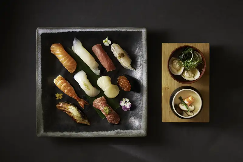Set sushi ở nhà hàng Sushi TAMAHIME