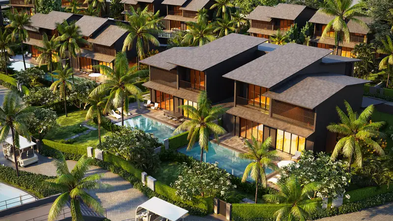 Ảnh phối cảnh khu 14 villa The Ryokan, Mikazuki Đà Nẵng